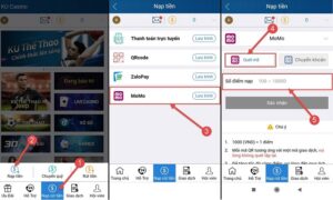 Cách nạp tiền Kubet cực nhanh qua ngân hàng, QR, ví điện tử